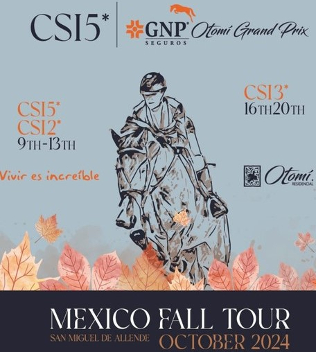 Mexico Fall Tour 2024 será en&nbsp;octubre.