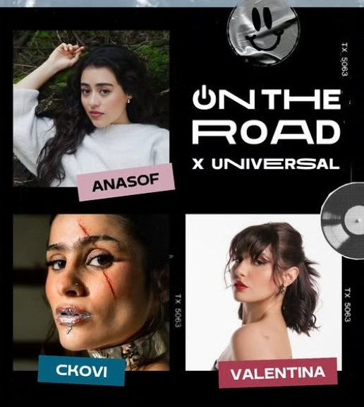 «On the Road» lleva a Anasof, Ckovi y&nbsp;Valentina.