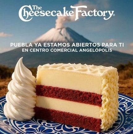 The Cheesecake Factory llega a&nbsp;Angelópolis.